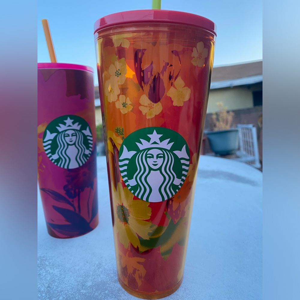 Starbucks floral Venti Tumbler